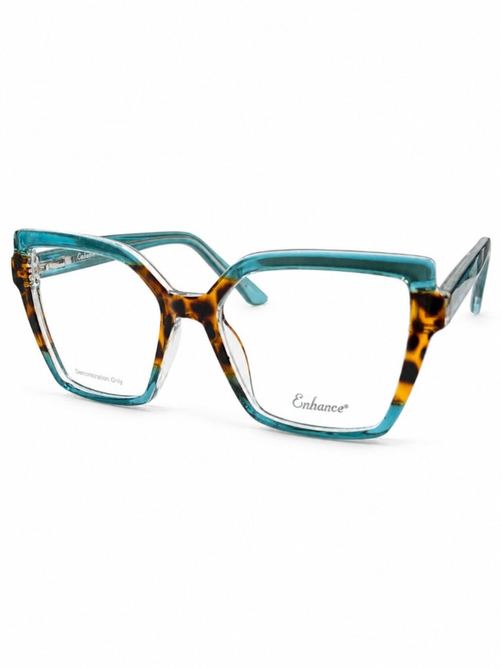 Enhance EN4441 Green/Tortoise 55-17-150 Eyeglass Frames